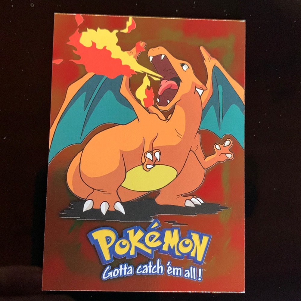 Charizard 06 Topps Pokémon The First Movie Trading card Halo 1999 Nintendo TCG